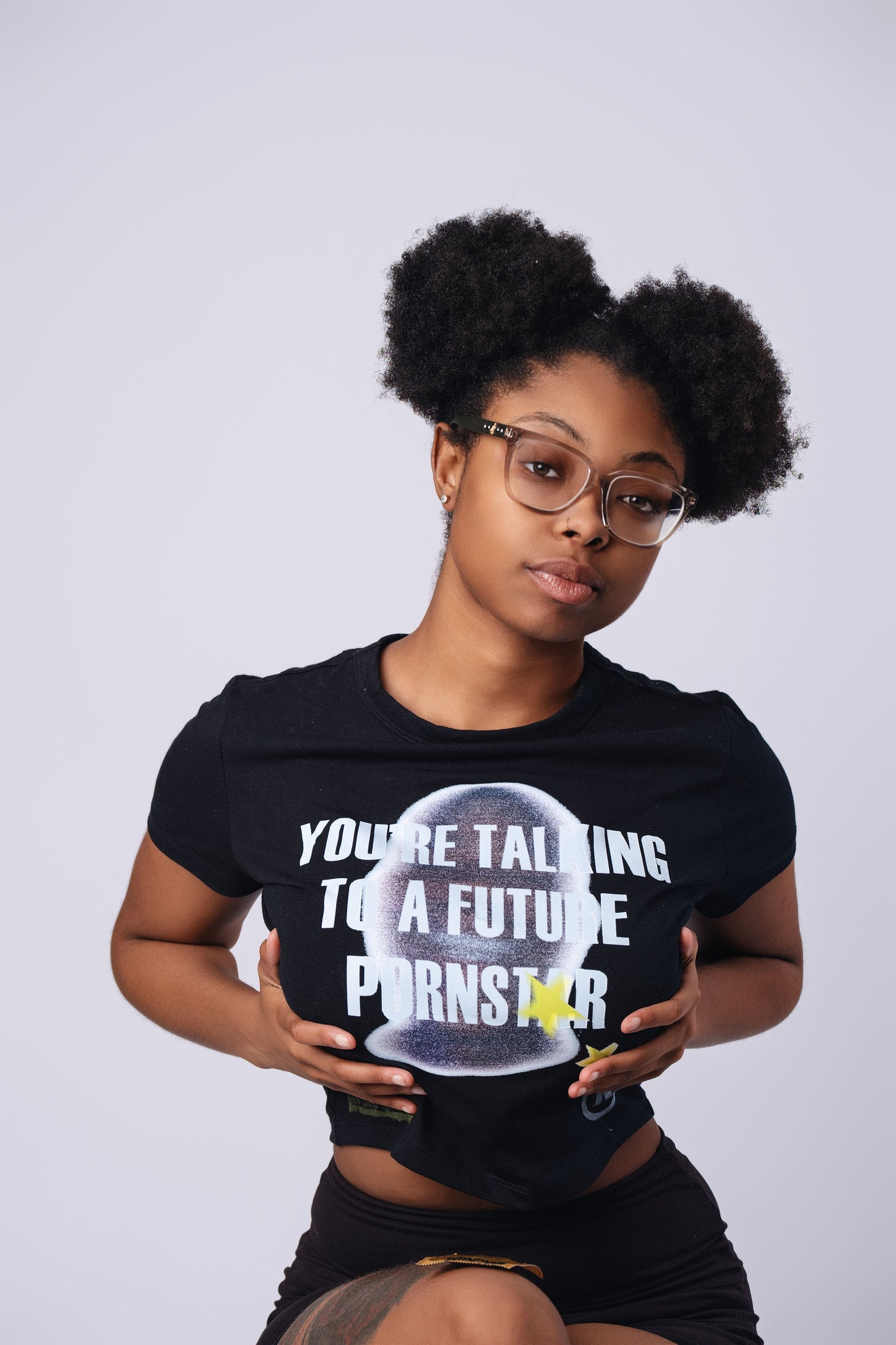 P*rn★ baby tee